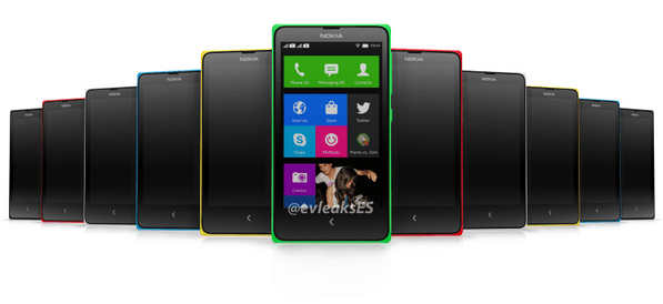 Nokia Normandy render met homescreen