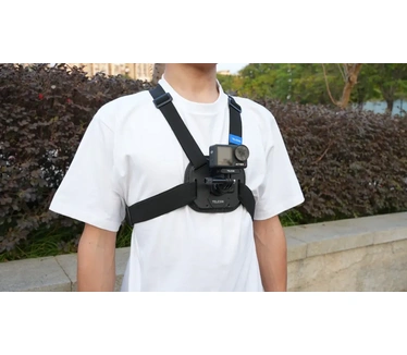 Telesin Quick Release Chest Mount voor GoPro, Osmo Action & Insta360