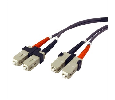 Roline FO cable 50/125µm, SC/SC, Grey, 2m Grijs