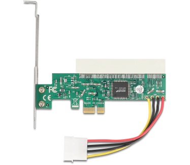Delock 90062 Riser Card PCI Express x1 to 1 x PCI 32 Bit 5 V Slot Asmedia