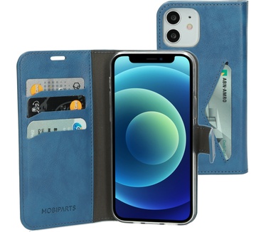Mobiparts Classic Wallet Case Apple iPhone 12/12 Pro Steel Blue