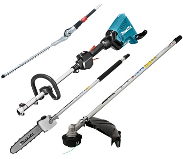 Makita DUX60ZX11 2x18 V Combisysteem (excl. accu's en lader) met bosmaaier, heggenschaar en kettingzaag opzetstuk
