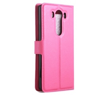 Kees Lederlook Portemonnee Hoesje LG V10 - Roze