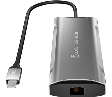 j5create JCD393-N 4K60 Elite USB-C® 10 Gbps Mini Dock