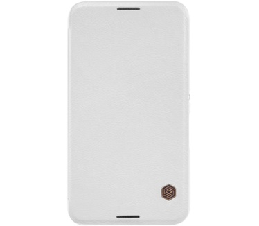 Nillkin Qin Slim PU Leather Book Case voor Sony Xperia E4 - Wit
