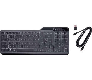 HP 400 backlit toetsenbord met kabel, Azerty BE