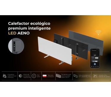 Aeno Infrarot Heizkörper Premium Eco Smart LED GH4S 700W BK retail