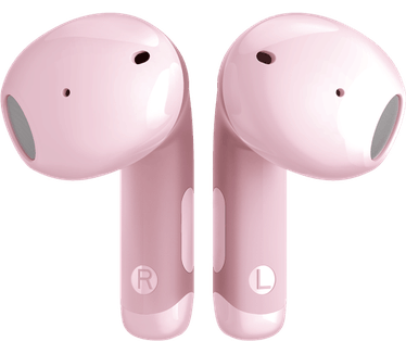 Hama Fresh 'n Rebel Twins Core 2 - Draadloze oordopjes - Bluetooth oortjes met 40 uur speeltijd - Met Microfoon en App - Pastel Pink Groen