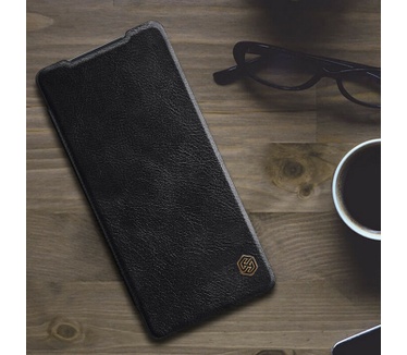Nillkin Qin Book Case voor Xiaomi Redmi Note 11 Pro - Zwart Zwart