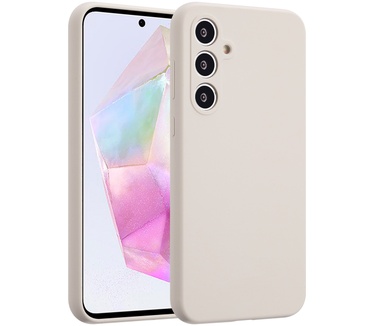 Accezz Liquid Silicone Backcover Samsung Galaxy A35 - Stone
