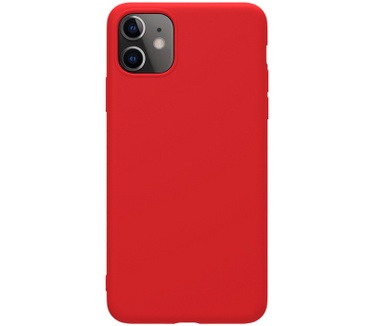 Nillkin Rubber-Wrapped TPU Case - Apple iPhone 11 (6.1") - Rood Rood