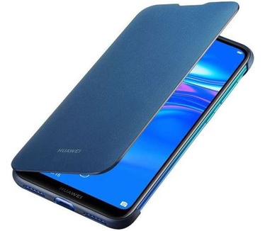 Huawei Y7 (2019) Flip Cover - Blauw (Y7 (2019)) Blauw