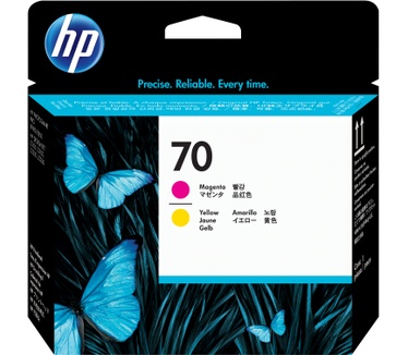 HP 70 Magenta and Yellow Printhead