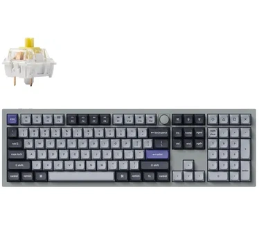 Keychron Q6 Pro QMK/VIA, Keychron K Pro Banana, Qwerty US, Grijs