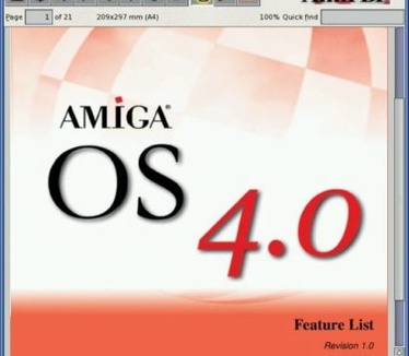 Amiga OS 4.0 screenshot (410 pix)