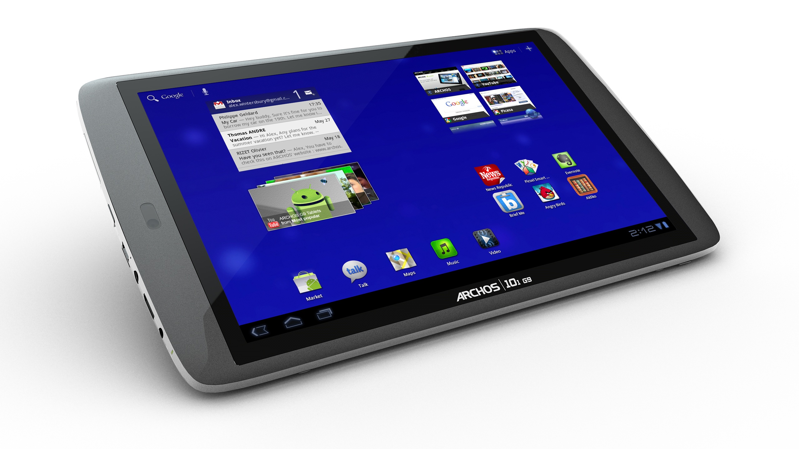 archos 101 g9 1ghz 8gb zwart t struik
