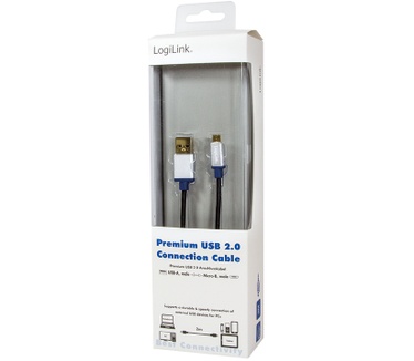 LogiLink 2m, USB2.0-A/USB2.0 Micro-B