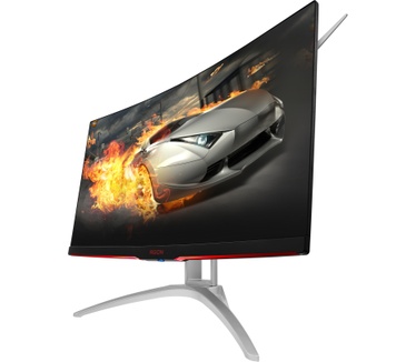 AOC AG272FCX Zilver, Zwart
