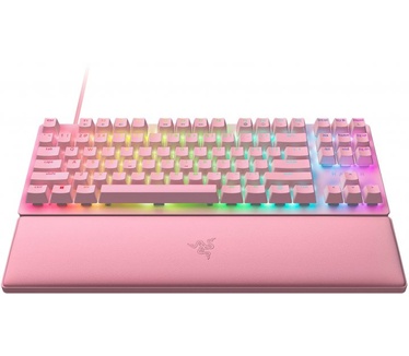 Razer Huntsman V2 Tenkeyless (Linear Optical, Qwerty US) Roze