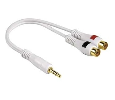 Hama Cable Adapter 3.5 mm Jack Plug - 2 RCA Sockets