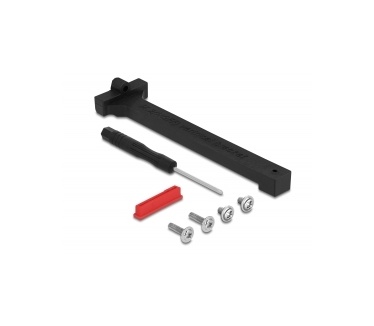 Delock 64137 Adapter M.2 key A+E male to key M slot angled with holder