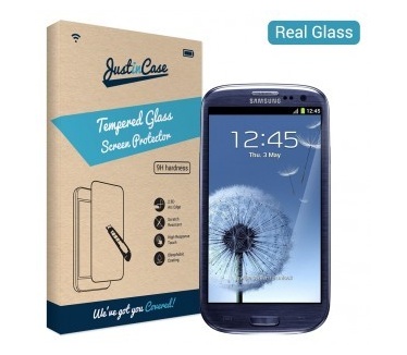 Just in Case Tempered Glass Samsung Galaxy S3 - Arc Edge