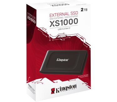 Kingston XS1000 2TB Zwart