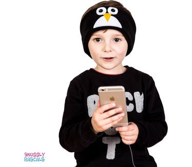Snuggly Rascals Kid Headphone Penquin (Zwart)