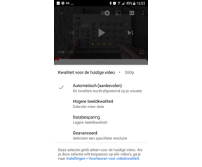 YouTube videokwaliteit