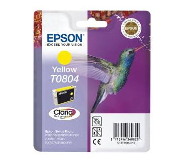 Epson inktpatroon Yellow T0804 Claria Photographic Ink