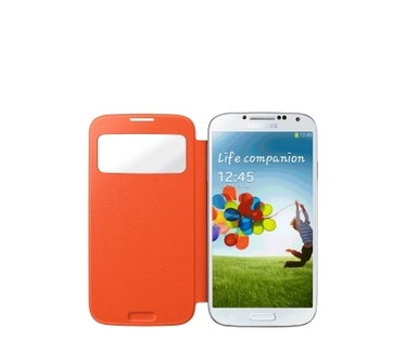 Samsung Galaxy S 4 S-View Cover Oranje