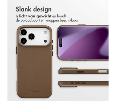 Accezz MagSafe Leather Backcover