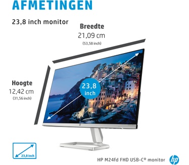 HP M24fd Zilver