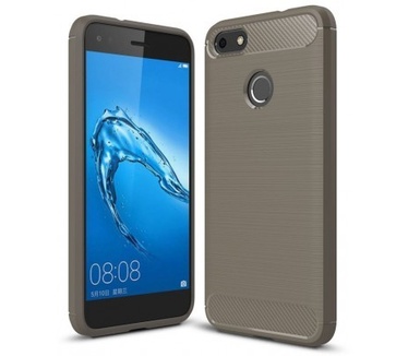 qMust Huawei Y6 Pro (2017) Rugged TPU Case - Grijs