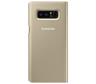 Samsung Galaxy Note 8 Clear View Standing Cover  Goud