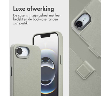 Accezz Leather Bookcase 2-in-1 met MagSafe