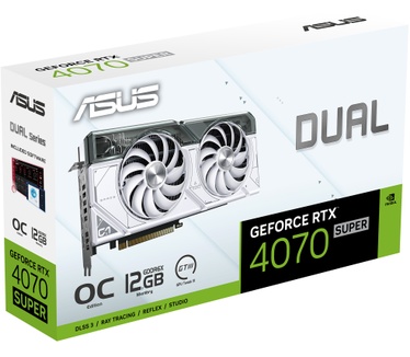 ASUS Dual GeForce RTX 4070 SUPER White OC Edition 12GB GDDR6X