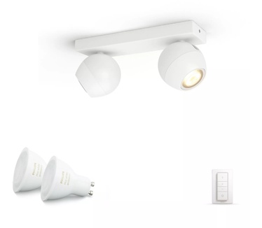 Philips Hue Buckram Spotlamp Wit (2-spot)