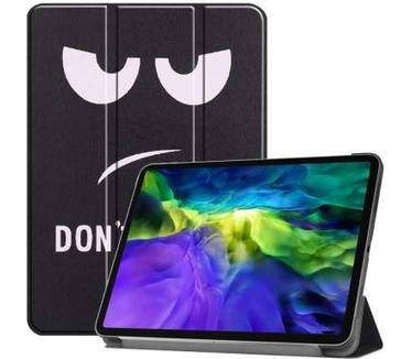 qMust Apple iPad Pro 11 2020 Tri-Fold Case - Do Not Touch