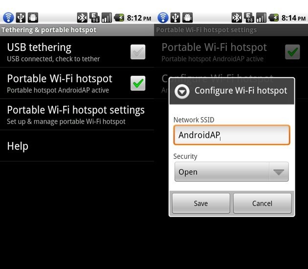 Tethering in Android 2.2 Tethering in Android 2.2