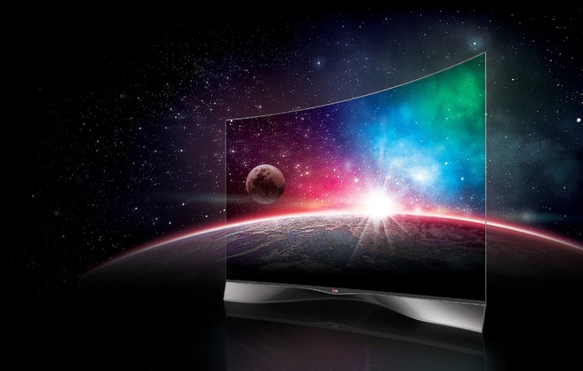 LG's tv met gebogen oled-scherm