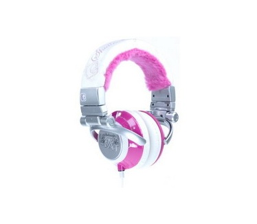 Skullcandy Ti Ti Chick Stereo Headphones Pink Fur