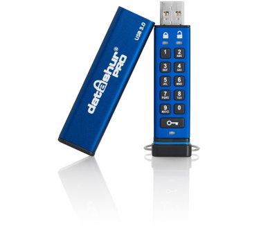 iStorage datAshur Pro USB3 256-bit 8GB Blauw