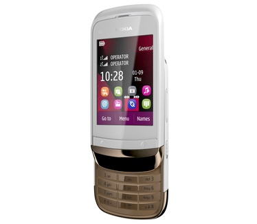 Nokia C2-02 Zwart