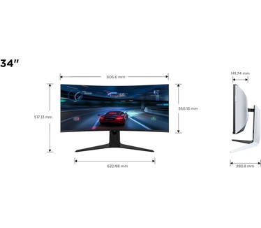 TCL 34R83Q Zwart