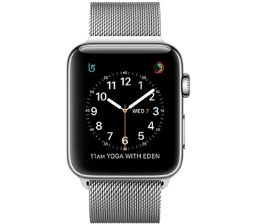 Apple Watch Series 2 (Milanese polsband, 42mm) Zilver (Zilver)