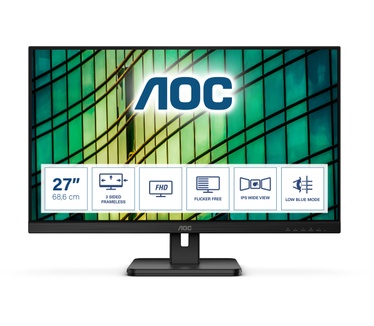 AOC 27E2QAE Zwart