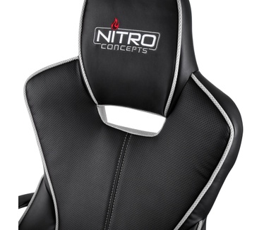 Nitro Concepts E200 Race Gaming Chair Zwart/Wit