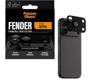 PanzerGlass PanzerGlass® Fender Camera Lens Protector Blackcurrant iPhone 18 Pro