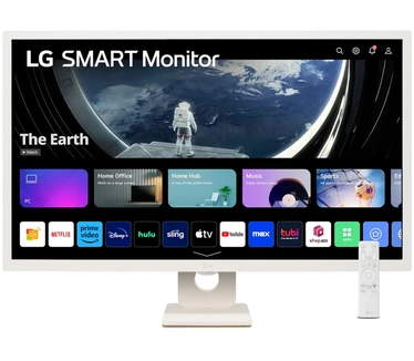 LG Smart 32SR50F-W - Full HD IPS 60Hz Smart Monitor - 32 Inch - Wit